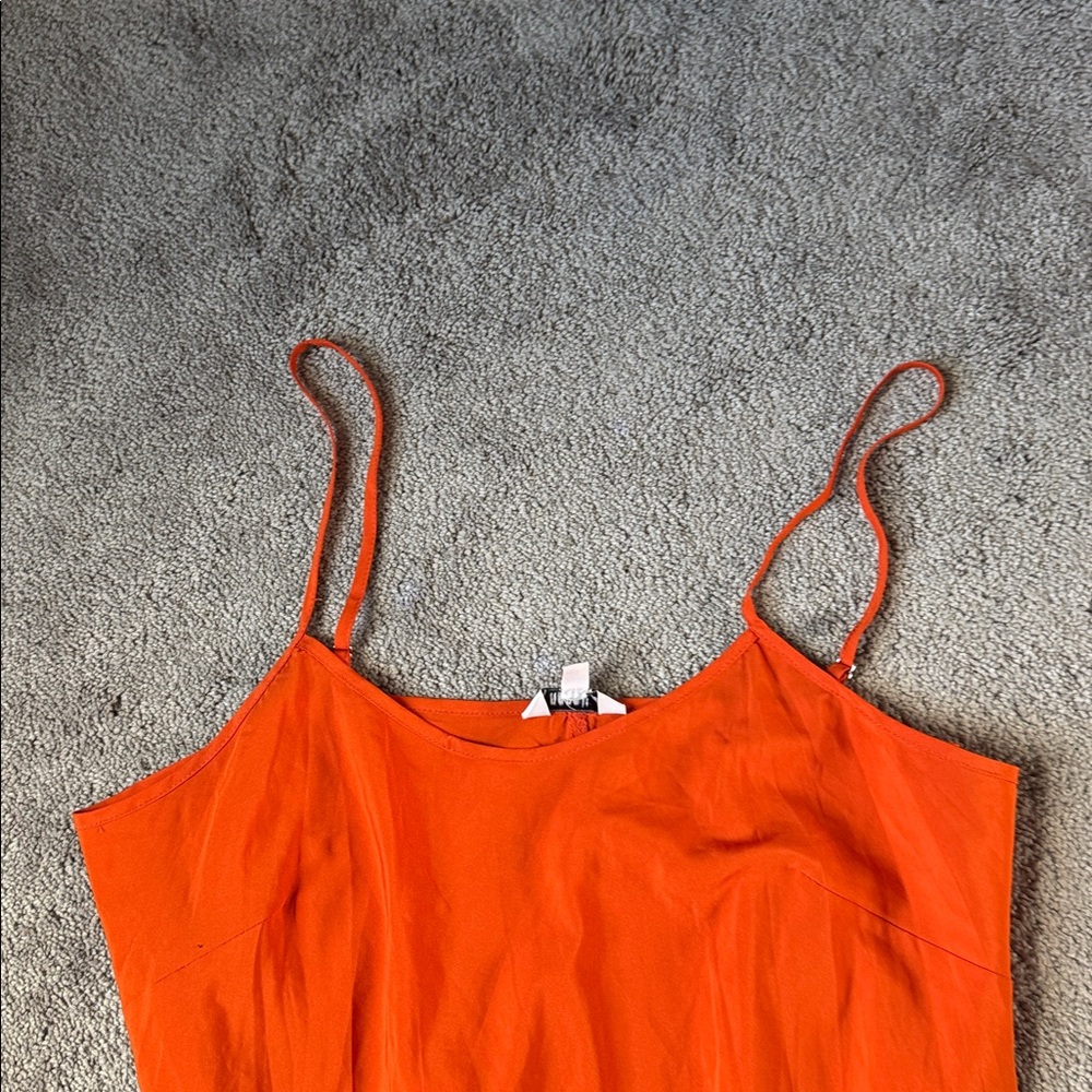 Nanette Lepore Orange Mini Dress SIZE 12 - Picture 2 of 6